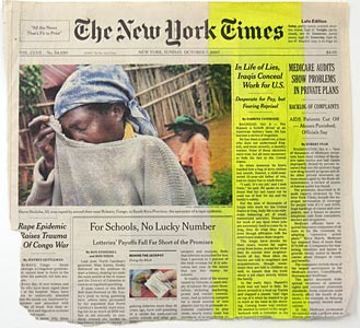 Mai Braun, NYT - October 7, 2007 (Congo), 2008 mbrf0816
