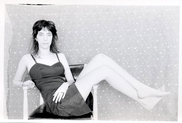 Judy Linn, Patti, black slip, early 1970s jlf7026