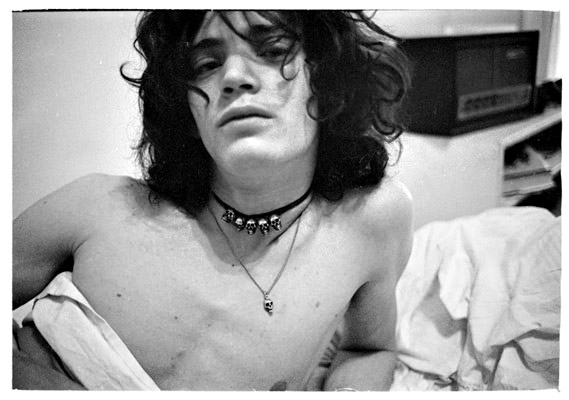 Juy Linn, Robert in bed at the Chelsea #1, 1970 jlf7038