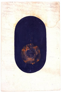 ANONYMOUS: tantric painting, Shiva Linga, 1994 slf94-10-30